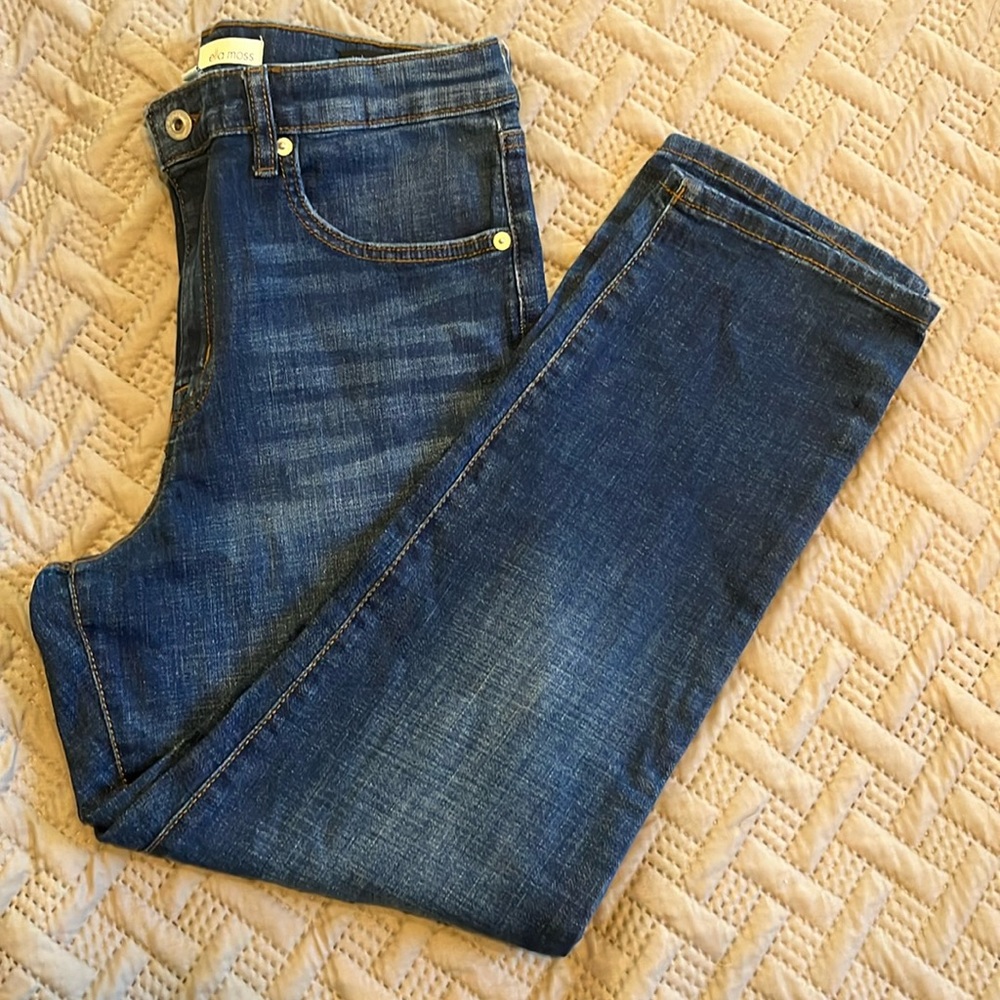Boutique jeans new with tags high rise slim straight ankle length